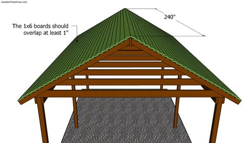 Picnic Shelter Plans | Free Garden Plans - How to build garden projects