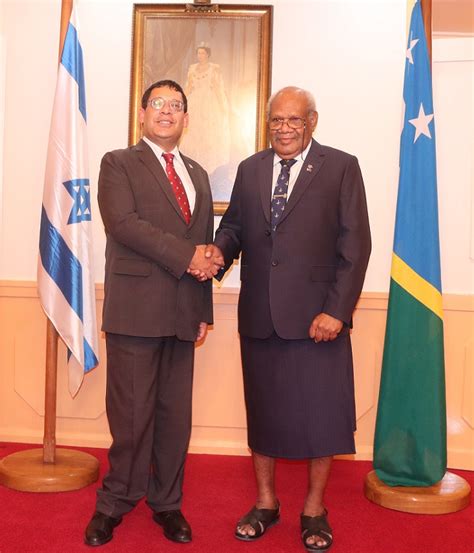 Israeli Ambassador To Si Presents Credentials Solomon Islands Broadcasting Corporation Sibc