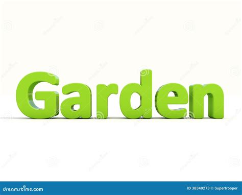 Garden Word Art