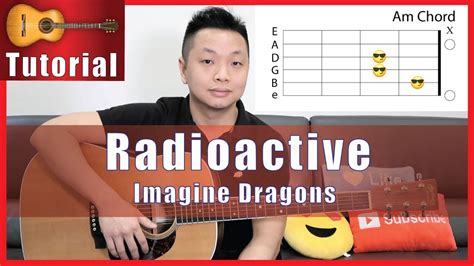 Radioactive Imagine Dragons Guitar Tutorial Easy Youtube