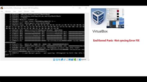 Virtualbox Kernel Panic Not Syncing While Running Os Fix Youtube