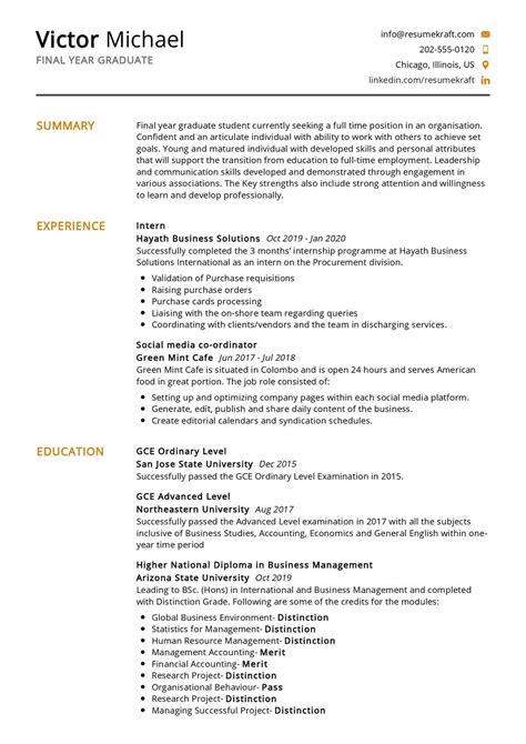 Education Resume Examples 2021 Resumekraft