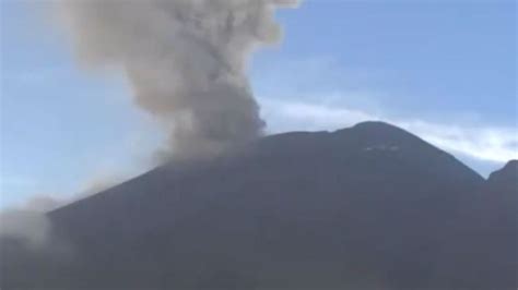 As Amaneci El Volc N Popocat Petl Hoy De Mayo Video As M Xico