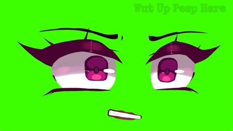 ♤backstabber♤gacha Green Screenowo Greenscreen Cute Eyes Drawing