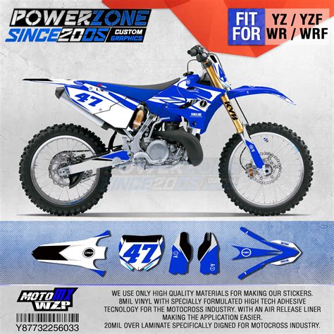 Powerzone Customized Team Graphics Backgrounds Decals M Custom