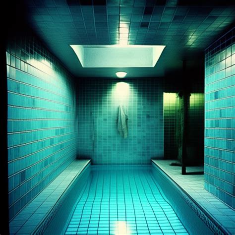 Krea Ai The Swimming Pool Rooms Eerie Liminal Space Tiled