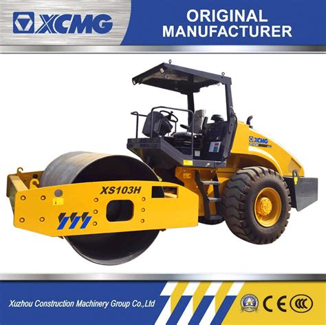 XCMG Factory Xs103h Mini Small 10 Ton Single Drum Vibrator Asphalt Road