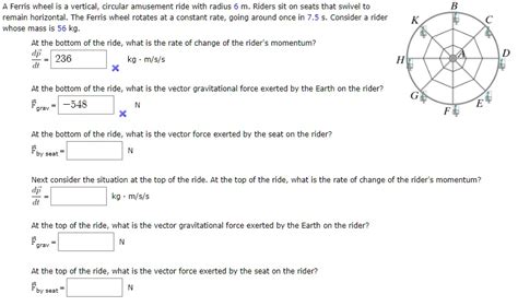 Solved Ferris Wheel Is A Vertical Circular Amusement Ride With A