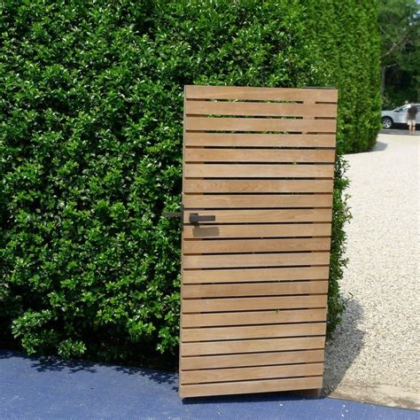 modern wood gate | Garden gate design, Wooden garden gate, Modern garden