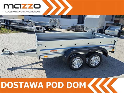 Przyczepa Neptun GN149 DOSTAWA 263x129 SPAWANA N7 263 2 Rt Dwuosiowa