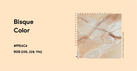 bisque color hex code  ffec