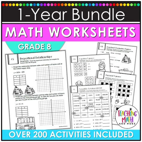 8th Grade Common Core Math Worksheets Worksheets Library