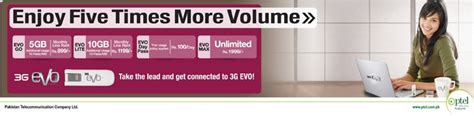 Ptcl New Evo Wireless Broadband With Five Time More Volume See And Report Important News