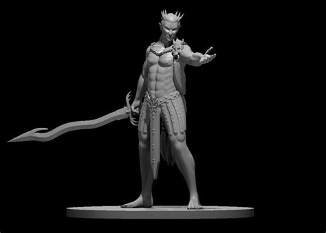 New Free Models Grazzt The Demon Prince Of Pleasure Grey Render