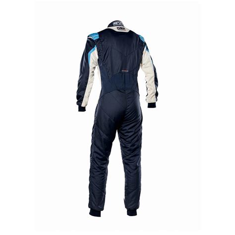 Omp Italy Tecnica Evo My Racing Suit Navy White Fia Racewear