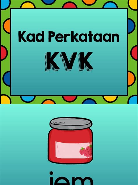 Kad Perkataan Kvk Pdf Pdf