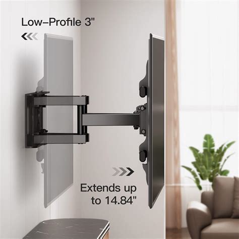 Buy Pipishell TV Wall Mount Full Motion For Most 37 75 Inch Up To