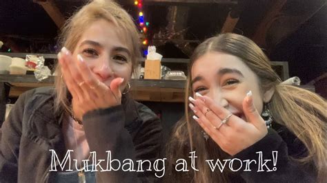 Mukbang At Work Our Boss Catches Us Youtube