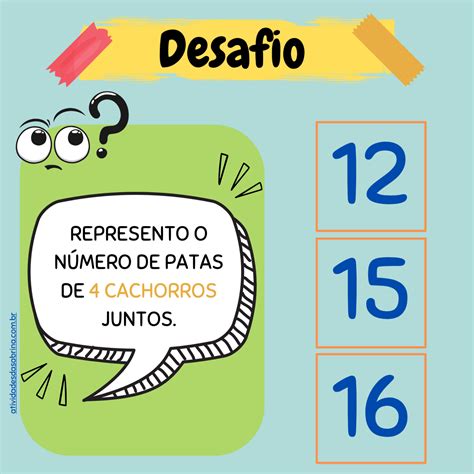 10 Desafios matemáticos 2º ano