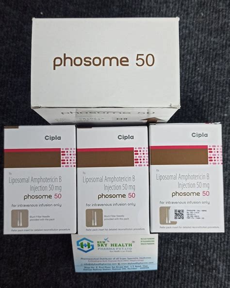 Liposomal Amphotericin B Mg Phosome Mg Cipla Ltd Non