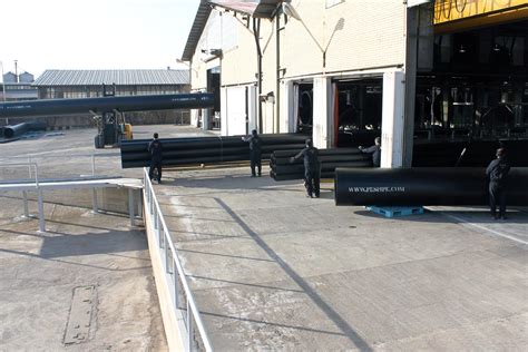 A Selection Of Hdpe Pipes Produced By Pes Co In December News