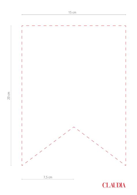Moldes E Passo A Passo Para Fazer Bandeirinhas Claudia