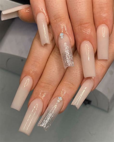 Elegant Beige Coffin Nails For Any Occasion Nail Designs Daily