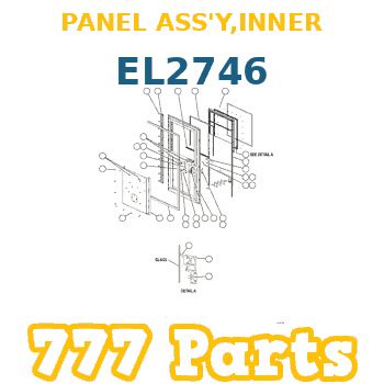EL2746 Komatsu PANEL ASS Y INNER