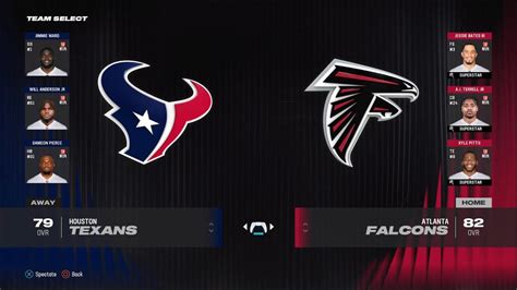 Houston Texans Vs Atlanta Falcons Season Simulation Week 5 Madden