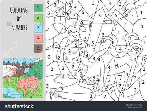 Coloring by Number: Educational Game for Kids