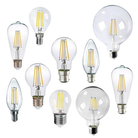 Retro Edison LED Filament Bulb E27 E14 B22 Lamp AC220V Light Bulb C35