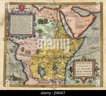 Prester John map Stock Photo - Alamy