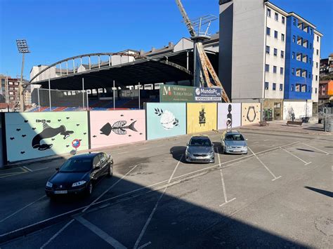 Los murales elaborados en la primera fase de mejora de las zonas