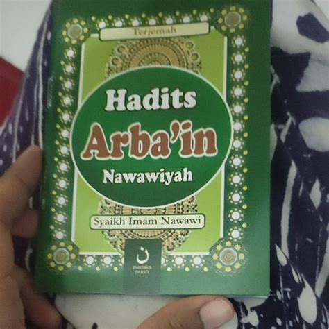 Kitab Buku Bacaan Terjemah Hadist Arba In Hadis Arbain Ukuran Saku