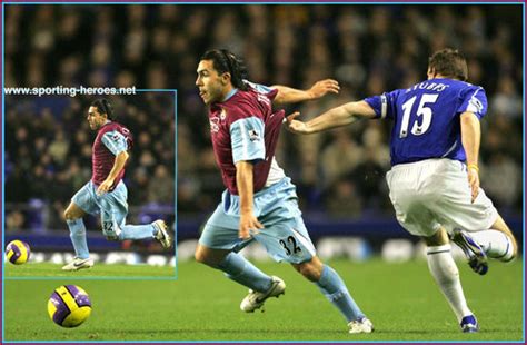 carlos tevez premiership appearances west ham united fc