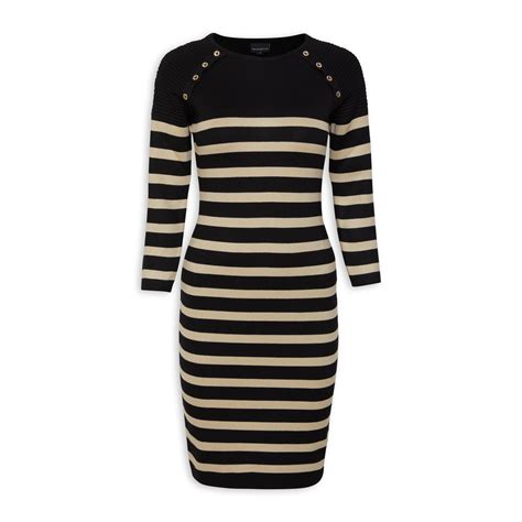 Stripe Bodycon Dress 3092911 Truworths