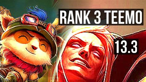 Teemo Vs Vladimir Top Rank 3 Teemo 2 4m Mastery 1200 Games 5 2