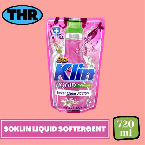 Jual So Klin Liquid Softergent 720ml Shopee Indonesia