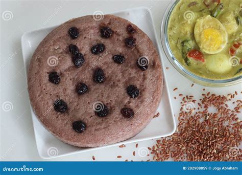 Navara Rice Vattayappam Steamed Rice Cake Made With A Fermented Batter