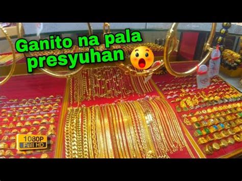 Price Ng Mga Gold Na Alahas At Relo Sa Ongpin Ngayong Good