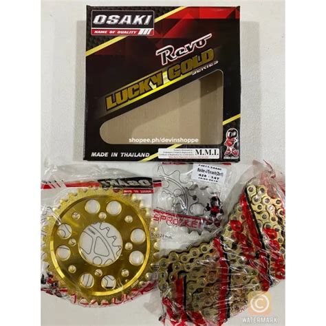 Factory Outlet Osaki Lucky Gold Chain Sprocket Set Smash Raider J