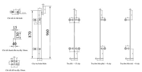 Top 50 Bản vẽ chi tiết lan can inox chuẩn nhất