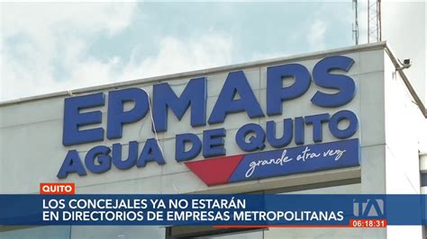 Concejales De Quito No Forman Parte De Los Directorios De Empresas