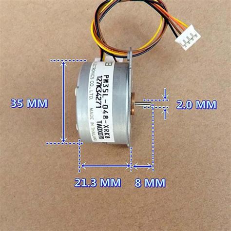 35mm NMB Stepper Motor 2 Phase 4 Wire Step Angle Grandado