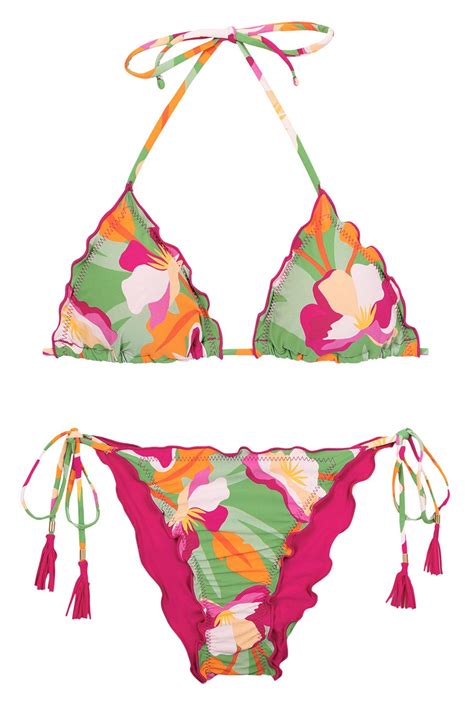 Bikini Set Green Bloom Frufru Comfy Marke Rio De Sol