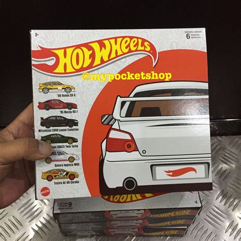Hot Wheels JAPANESE CLASSICS 6 CAR SET 2022 Hotwheels JDM Set W