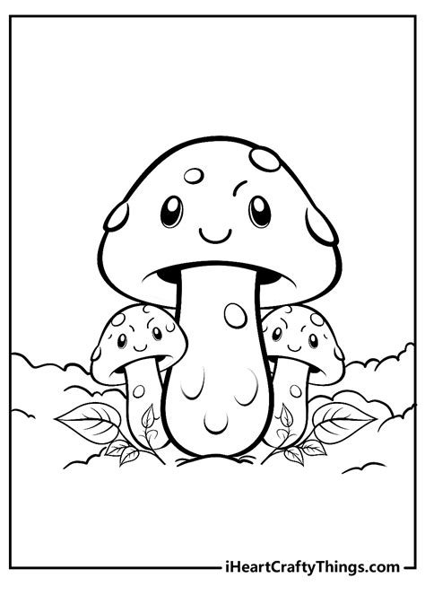 Mario Mushroom Coloring Pages