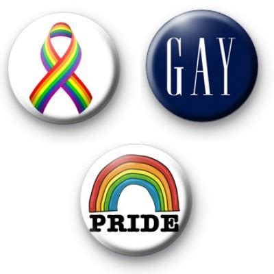 Set Of 3 Rainbow Gay Badge Pack Kool Badges