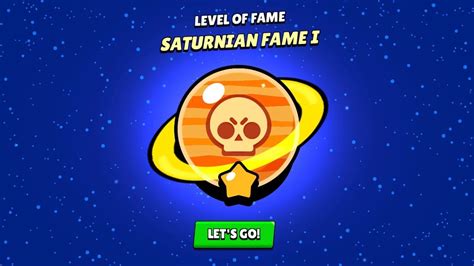 Brawl Stars Level Of Fame Saturnian 1 YouTube