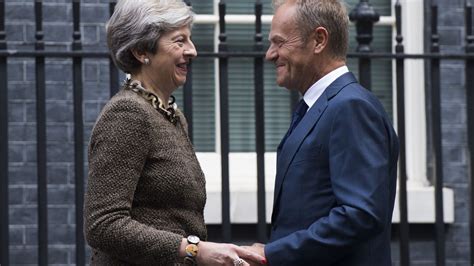 New Brexit Setback For Theresa May Over Eu Negotiations As Donald Tusk